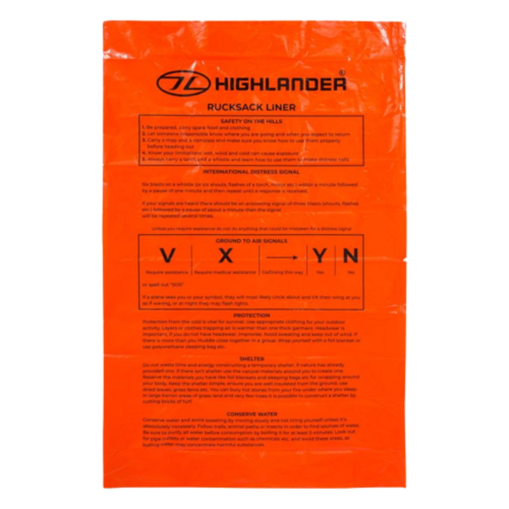Highlander - Waterproof Rucksack Liner