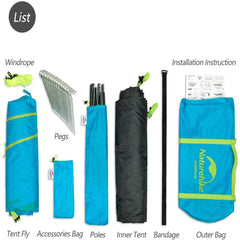 NatureHike - 4 Persons Tent 