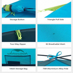 NatureHike - 4 Persons Tent 